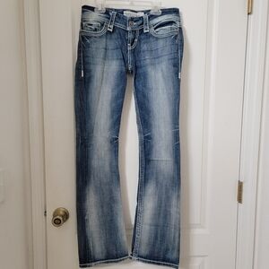 BKE Women's Boot Cut Jeans - Blue